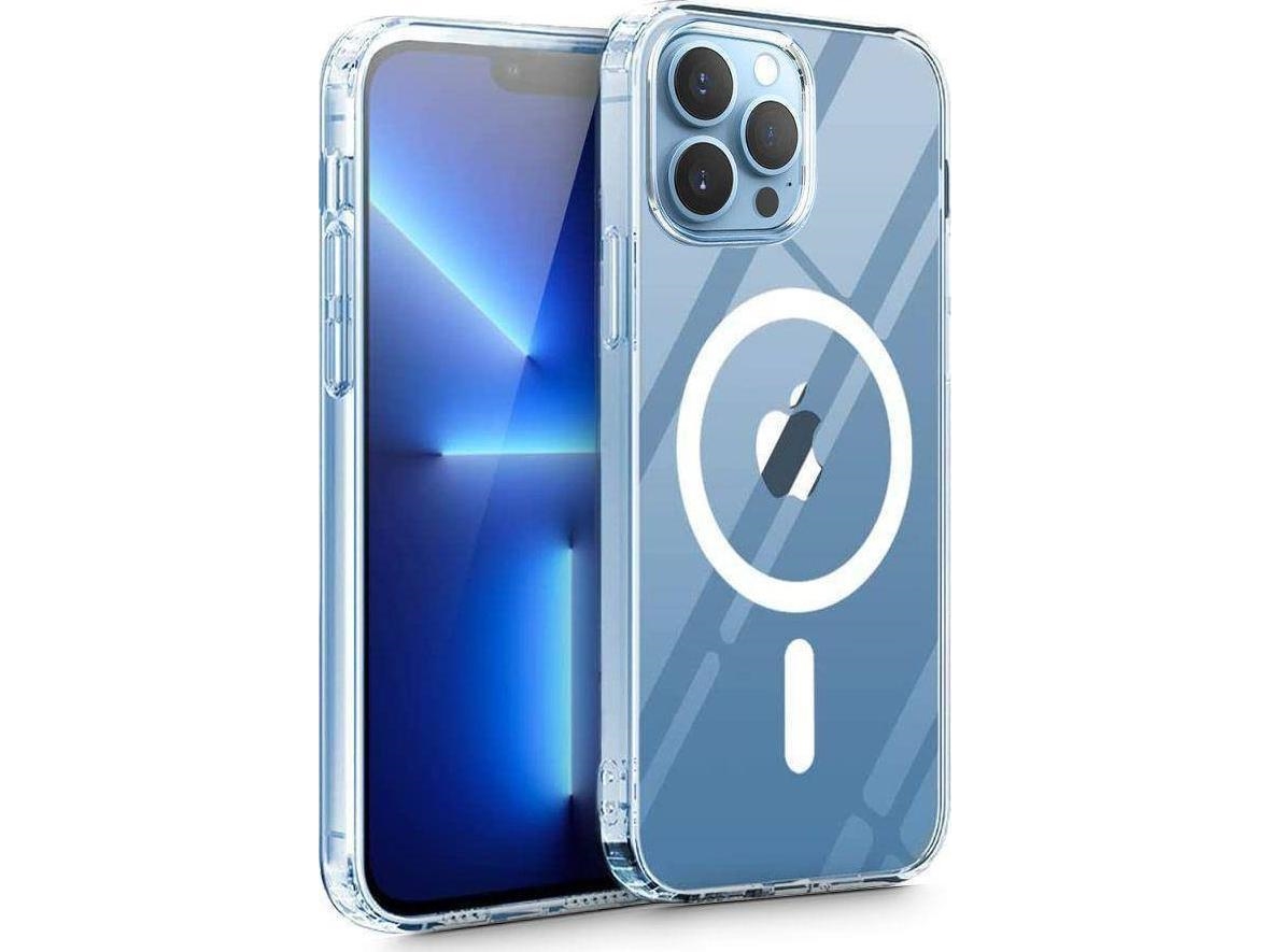 Tech-Protect Magmat Magsafe Cover Til Iphone 13 Pro Max - Gennemsigtig