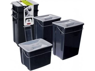 Curver affaldsspand til genbrug sort (KE08993-840-01)