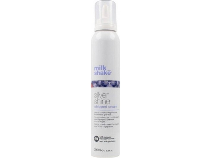 Milk Shake, Silver Shine Whipped Cream, Hair Leave-In Foam Conditioner, 200 Ml