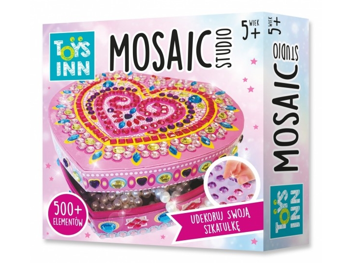 Stnux Set Kreativ Mosaik Herz Schatulle