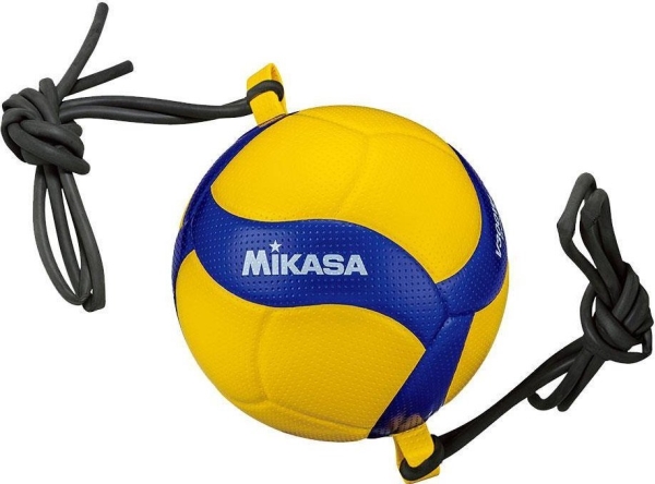 Mikasa Volleyball V300w-At-Tr Mit Gummis Gelb-Blau Gr. 5