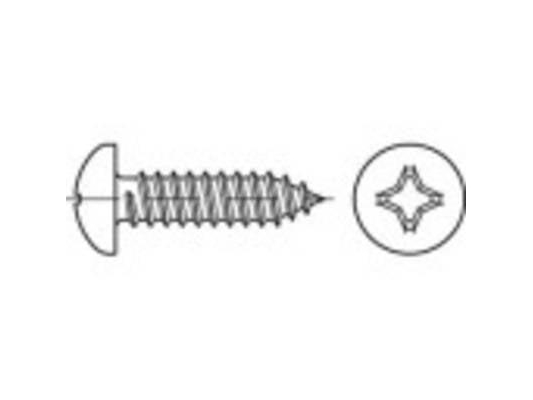 TOOLCRAFT 144992 Lins Phillipsskruvar 3,9 mm 19 mm Phillips DIN 7981 Stål Galvaniserat 100 st | Verktyg & Verkstad - Skruvar & Muttrar - Plåtskruvar | GameStuff