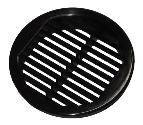 Schranklüftungsgitter Ø50 Mm Schwarz, 4 Stk