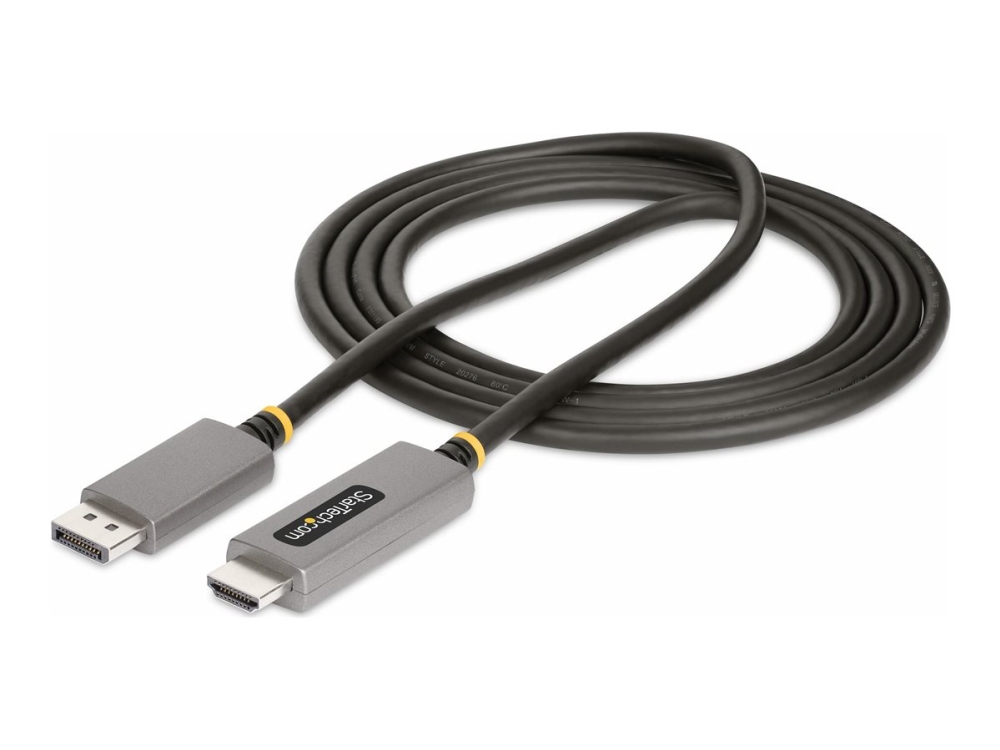 Startech.Com 2M Aktives Displayport 1.4 Auf Hdmi 2.1 Adapterkabel, 8K 60Hz, 4K 144Hz, Hdr10, Dp Auf Hdmi Adapter/Video Konverter, Monitor Adapter Dis