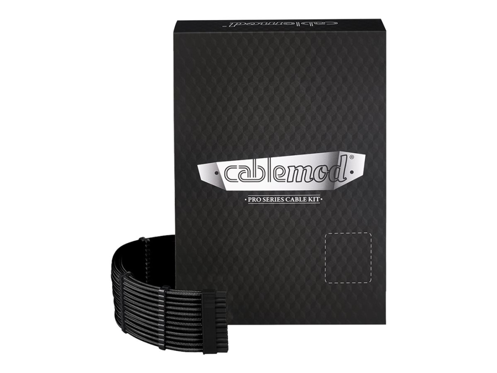 Cablemod C-Series Pro Modmesh Rm Black Label, Rmi & Rmx - Stromkabelkit - Schwarz (Cm-Pcsr-16P3kit-Nkk-R)