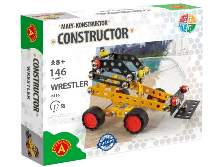 Little Constructor Wrestler byggsats | Leksaker - Konstruktions leksaker - Plastik konstruktion | GameStuff