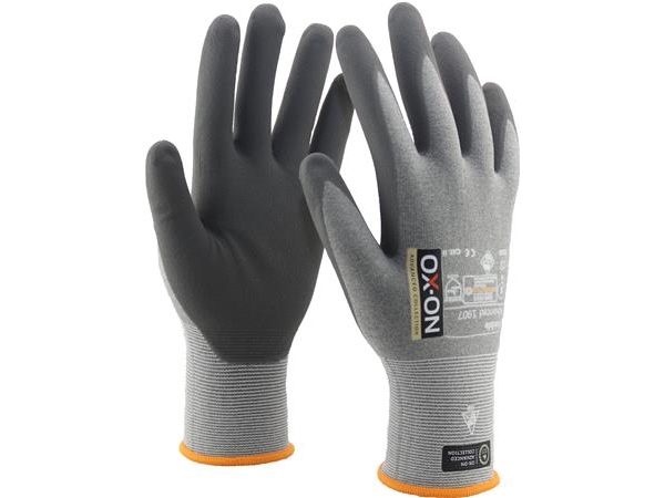 Ox-On Flexible Advanced 1907 Handschuhe, Extrem Haltbar, Esd-Geprüft, Hervorragende Passform, Größe 8