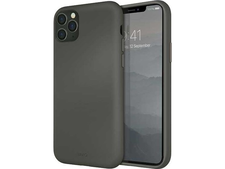 Uniq Dėklas Lino Hue Apple Iphone 11 Pro Max Pilkos Spalvos