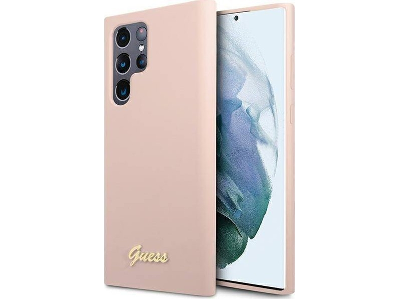 Guess Guhcs23llslmgpp S23 Ultra S918 Hårdcase - Pink/Pink