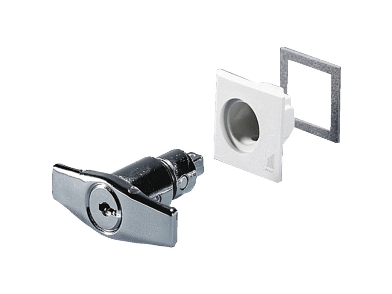 Rittal Sz 2575.000, Elektrisk Aflukning, Lås, Sølv, Hvid, 80 G