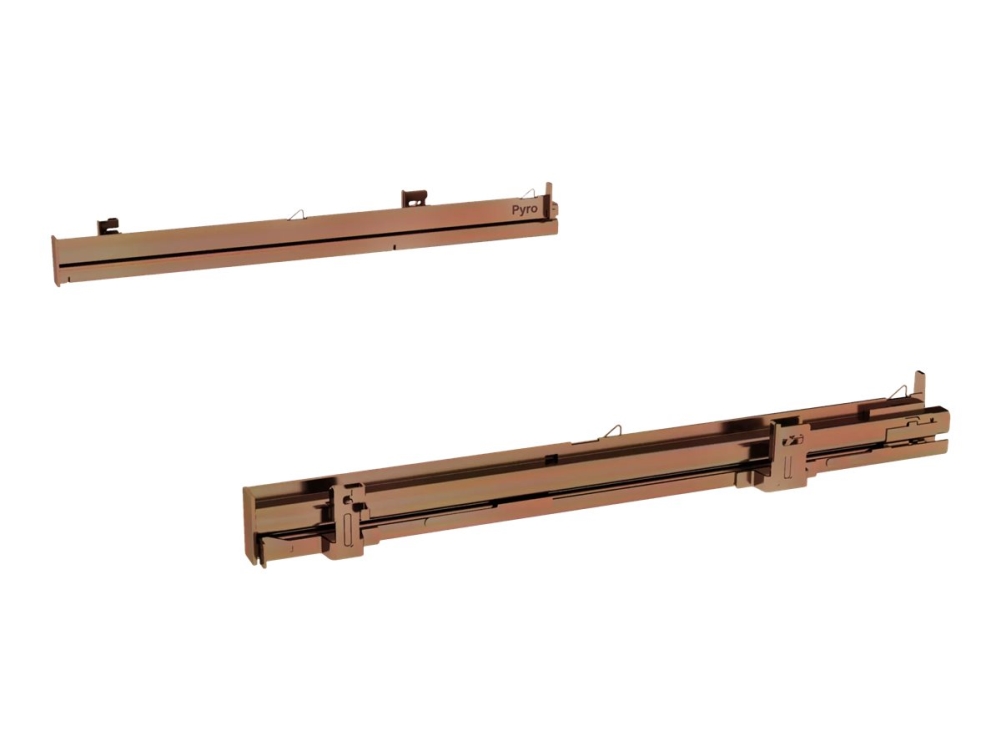 Bosch HEZ638070, Teleskooppiohjain, Bosch, Ruostumaton teräs, Uuni, Ruskea, 480 mm