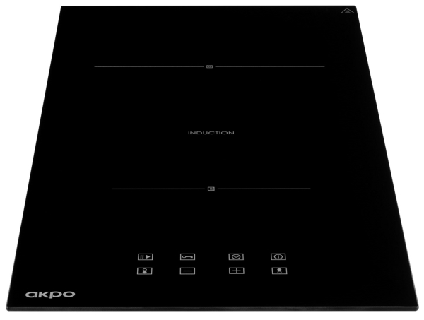 Akpo Pia 6802 White Induktionskogeplade – 2 Zoner