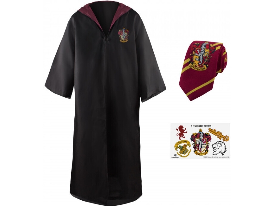 Gryffindor-kappa med slips | Leksaker - Rollek - Kostym | GameStuff
