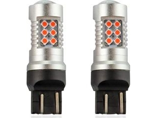LED-lampor Canbus 24 SMD T20 W21/5W röd 12V/24V AMIO-02581 | Bilvård & Biltillbehör - Belysning - Arbete / Extra / Helljus | GameStuff