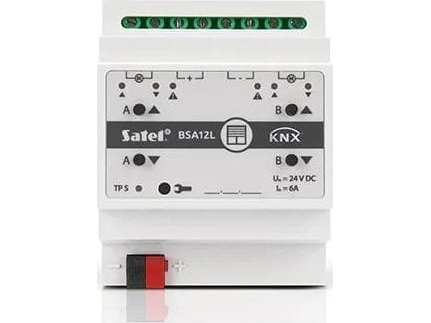 Satel Satel Knx 2-Kanal 24V Dc Jalousieaktor Knx-Bsa12l