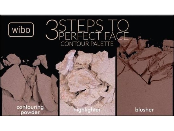 Wibo_3 Steps To Perfect Face Contour Palette Dark 10G