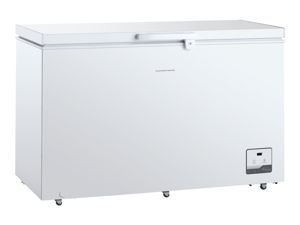 Scandomestic Standard CF500WE - Öppning uppåt - bredd: 165 cm - djup: 73.5 cm - höjd: 83.5 cm - 500 liter - Klass E - vit | Vitvaror - Kyl & Frys - Frysboxar | GameStuff