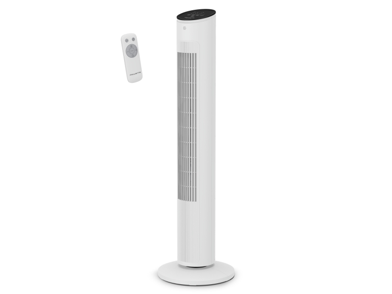 Rowenta Eole VU6871, Pelarfläkt för hushållsbruk, Vit, Golv, Bord, 55 dB, 193,8 m³/h, Knappar, Trådlös | Ventilation & Klimat - Ventilation - Tornfläkt | GameStuff
