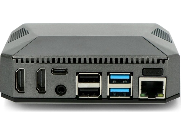 Argon40 Raspberry Pi 4B Aluminiumgehäuse Argon One Mit Lüfter - Grau