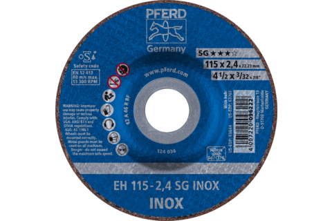 PFERD 61340124, Klippskiva, Platt i mitten, Rostfritt stål, Varje varumärke, 2,22 cm, 11,5 cm | Verktyg & Verkstad - Handverktyg - Tillbehör til Handverktyg | GameStuff