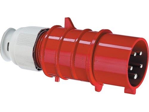 BALS CEE stikprop 32A 400V klokken H6 7 polet rød, IP44, polyamid | EL Artiklar - Cee & multipolär - Cee material | GameStuff