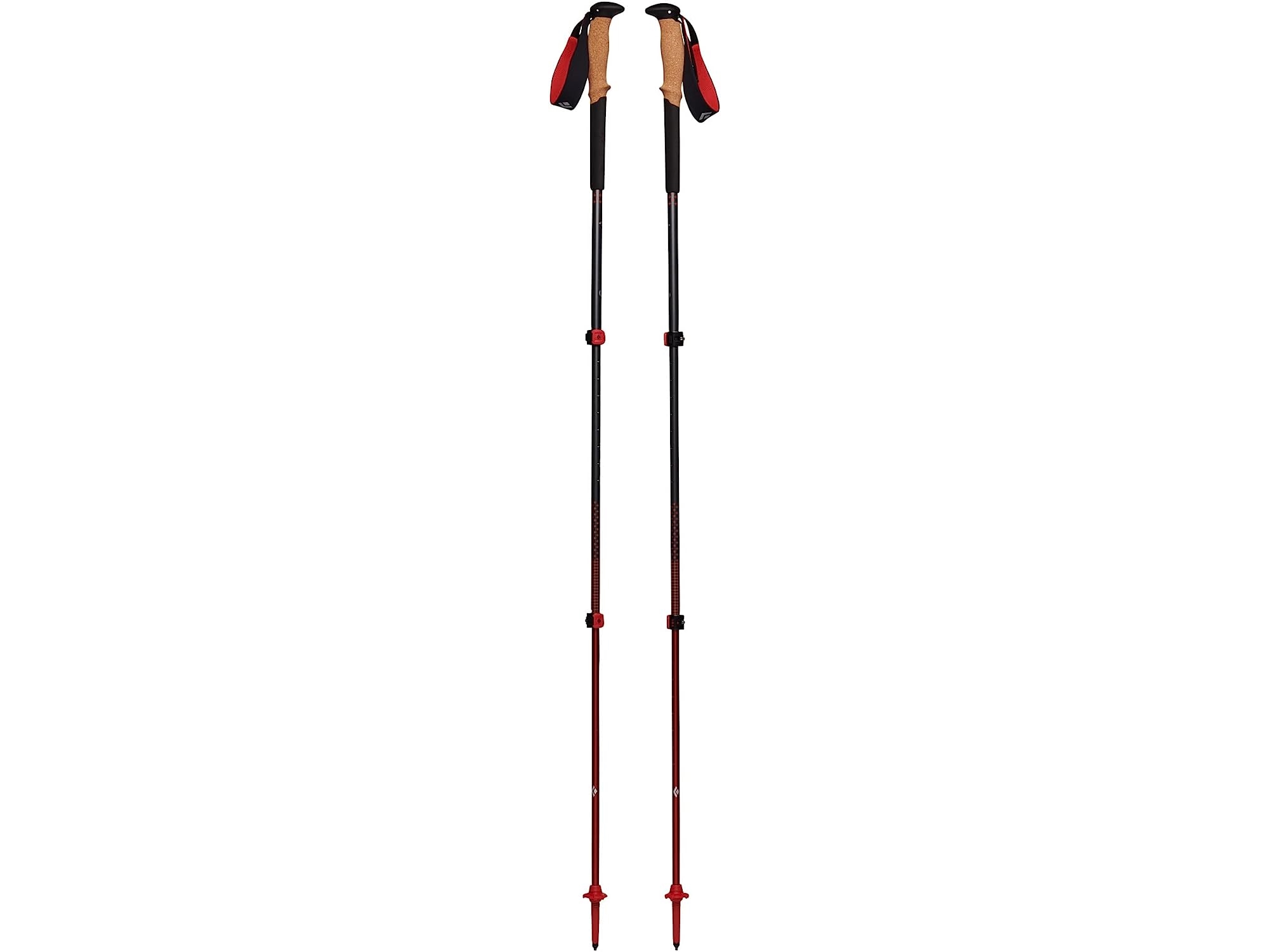 Black Diamond Trekking poles Pursuit S M grey red 1 pair 100-125 cm | Hårvård - Hårvård damer - Locktänger | GameStuff