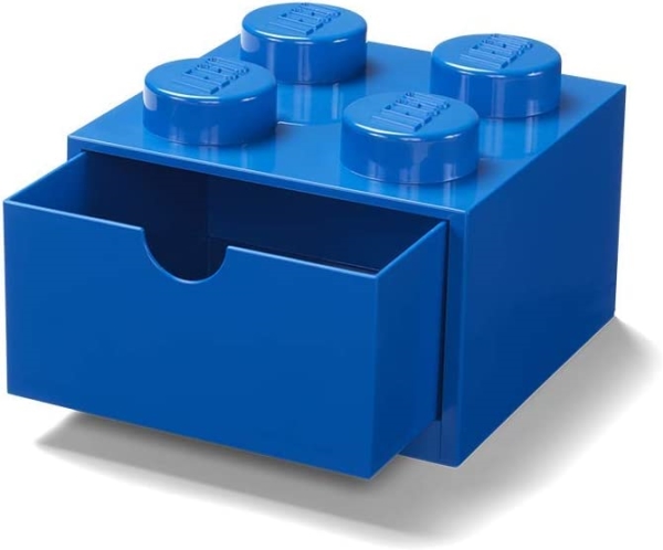 Room Copenhagen LEGO skrivbordslåda 4, förvaringsbox (blå, knoppar) | N - A | GameStuff