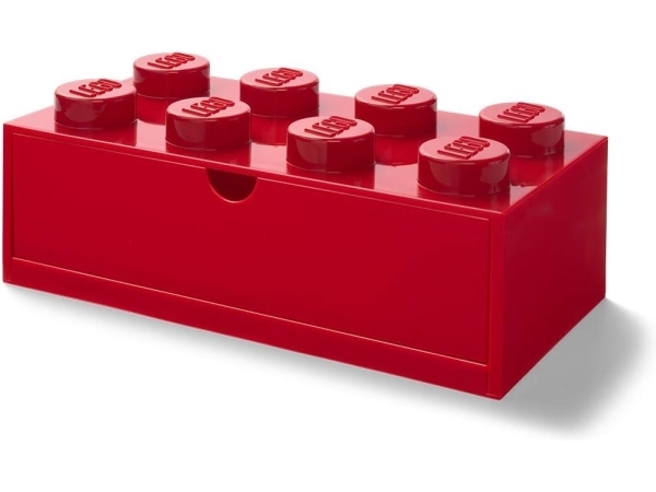 Room Copenhagen LEGO skrivbordslåda 8 förvaringsbox (röd, vred) | LEGO® - Alla LEGO | GameStuff