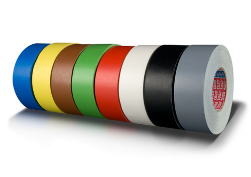 tesa Fabric Tape 4651 Premium, 19 mm x 50 m, blå Plastbelægning lavet af 148 mesh rayonstof på bagsiden og (04651-00514-00)