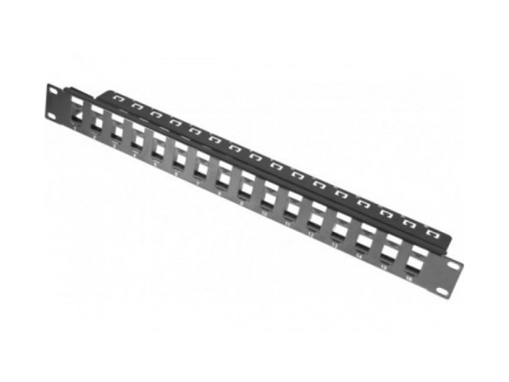 Tecline 258151, Sort, 1U