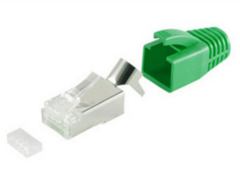 Shiverpeaks Bs72067-10G, Rj-45, Grøn, Metallic, Guld, 10 Stk