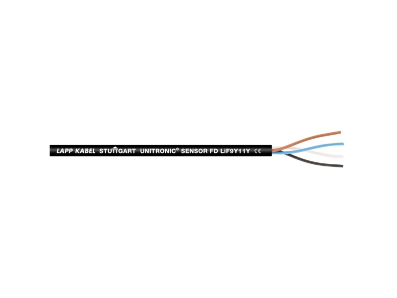 Lapp Unitronic Sensor Fd Lif9y11y, 500 M, Sort, Polypropylen, Polyurethan (Pur), 300 V, -40 - 80 °C