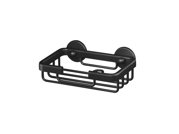 Tesa Aluxx Black, Sort, Aluminium, Rektangulær, Bad, 135 Mm, 95 Mm