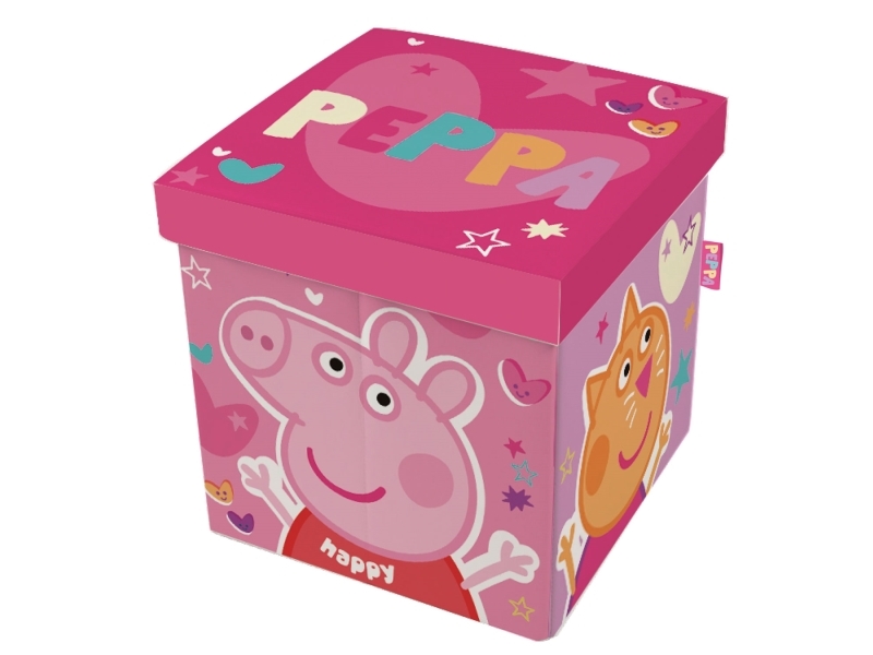 Gurli Gris Skammel med opbevaring (Sammenklappelig )