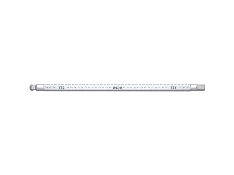 Wiha 284, 1 Stk, Krom-Vanadium-Stål, 3Mm/3", 150 Mm, 31 G, Sekskantet