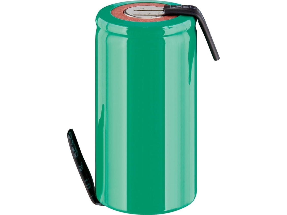 Wentronic Goobay Sub-C, 1500 mAh, juotosmerkki (Z) - Nikkelimetallihydridiakku (NiMH), 1,2 V, PVC, juotosmerkki (Z) (72802)