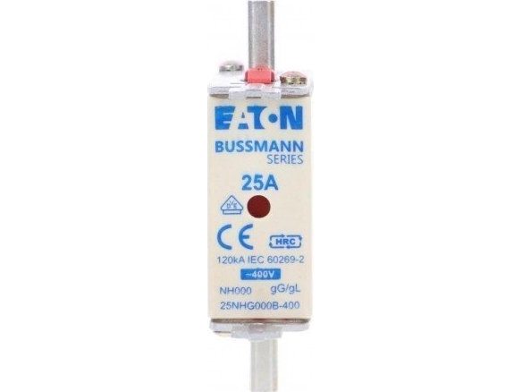 Nh000 25A 400V Gl/Gg Dobbelt Indikatorindsats 25Nhg000b-400