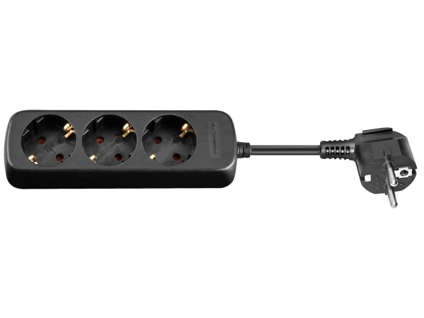 Goobay Ac Power Extension, 1,5 M, Sort