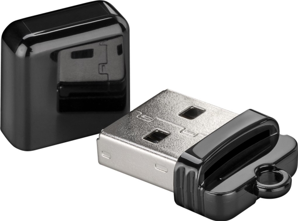 Goobay 38656, MicroSD (TransFlash), Sort, 480 Mbit/s, USB, 1 stk, Polybag