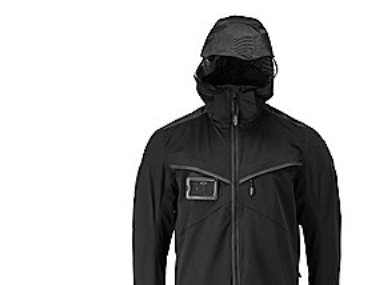 Hardshelljacke Stretch Customized 22001 Schwarz Gr. 3Xl