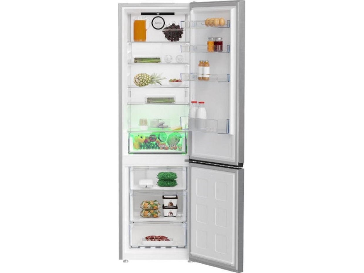 Beko B3rcna404hxb, 355 L, Nofrost-Funktion (Kühleinheit), Sn-St, 6 Kg/24H, E, Silber