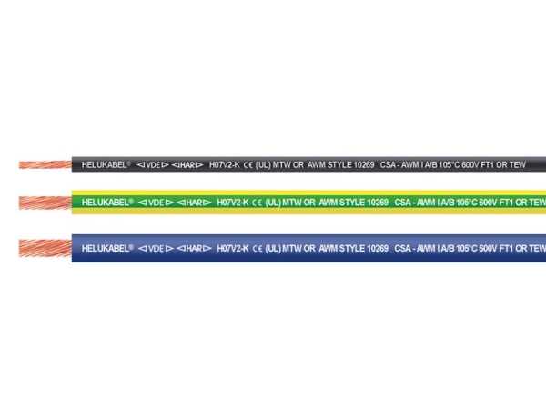 HELUKABEL Fivenorm H07V2-K, Mellemspændingskabel, Brun, Polyvinylchlorid (PVC), Kobber, 4 mm², 38 kg/km