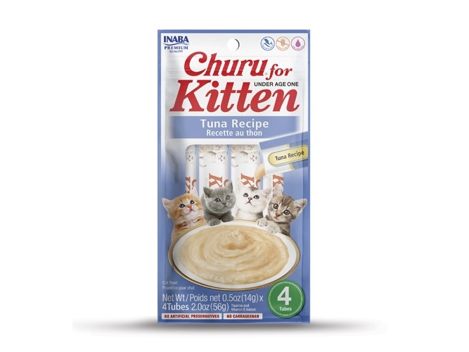Inaba Churu Kitten Tuna - Katzenleckerli - 4X14 G