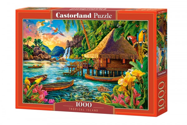 Castorland Puslespil 1000 Brikker Tropisk Ø