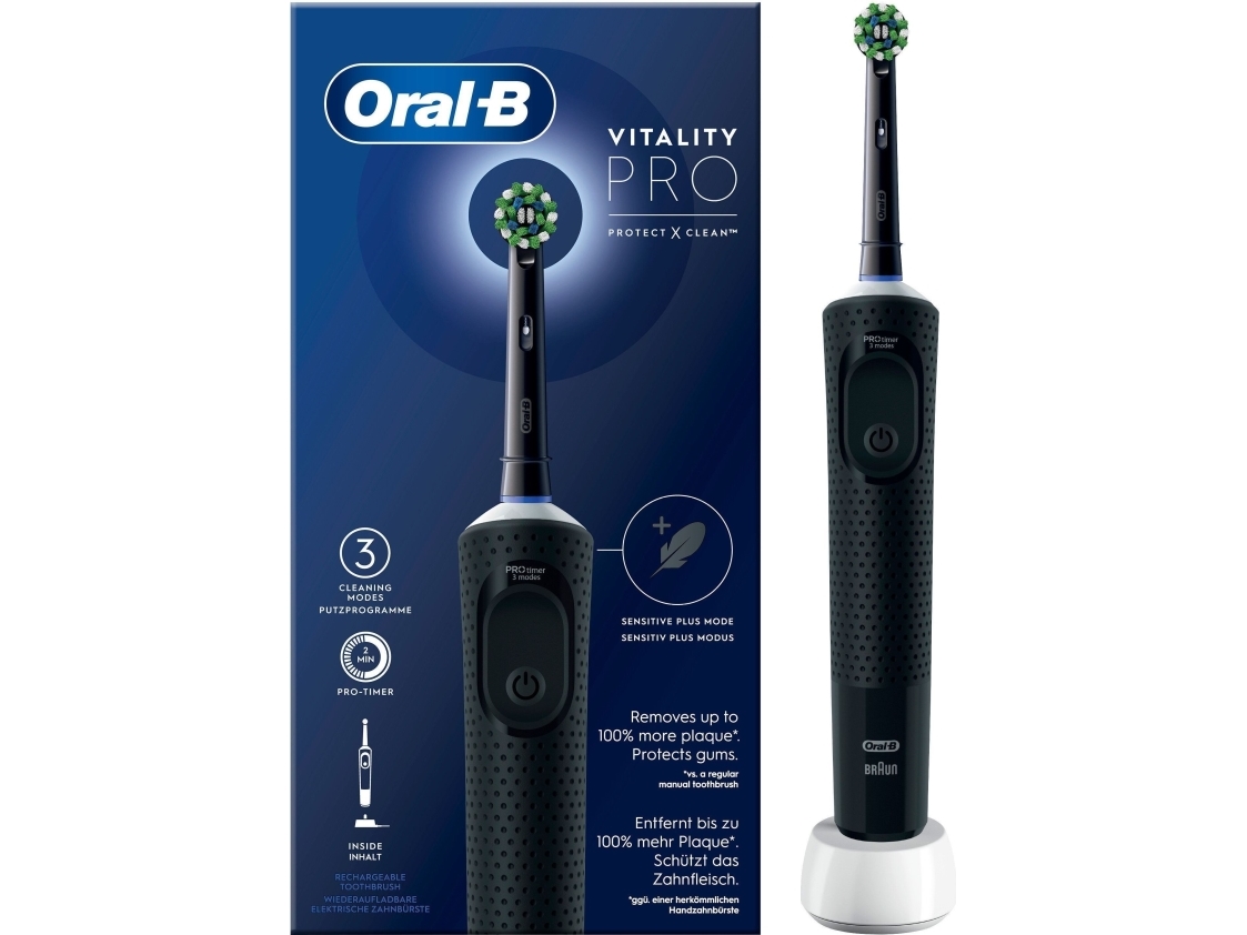 Oral-B Vitality Pro Sort Elektrisk Tandbørste