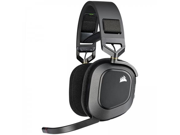 Corsair Hs80 Rgb, Trådløs, Spil, 20 - 40000 Hz, 368 G, Headset, Sort