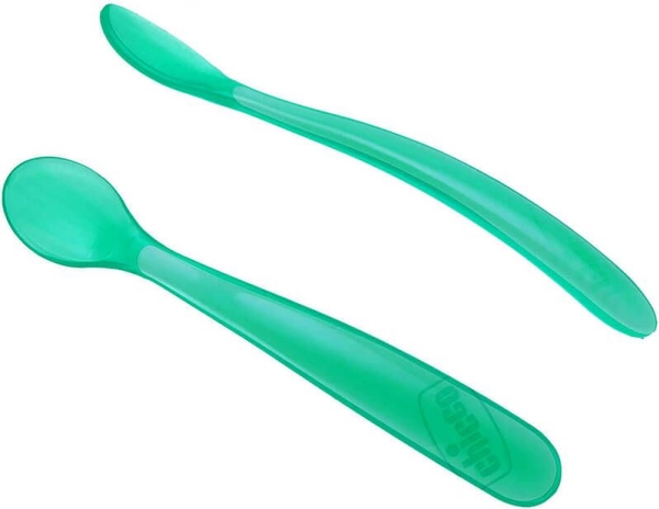 Chicco Vauvan lusikka vihreä 2 kpl (TOW006006)