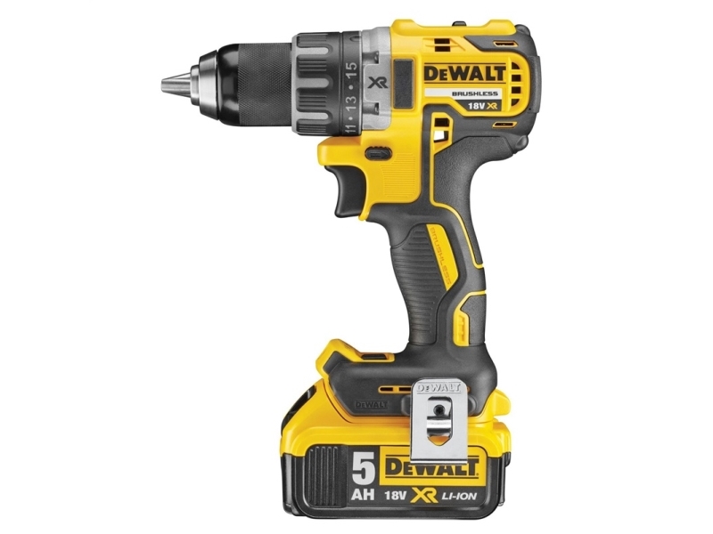 DeWALT DCD791P2 - Borr/drivare - sladdlös - 2 hastigheter - nyckellös chuck 13 mm - 70 N·m - 2 batterier - 18 V | Borrmaskin | GameStuff