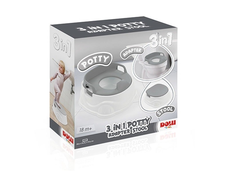 Wader Dolu 3 In 1 Potty Gray