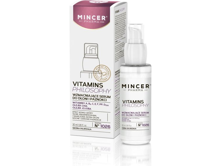 Mincer Pharma Vitamin Philosophy Strengthening Serum For Hands And Nails 1026 30ml